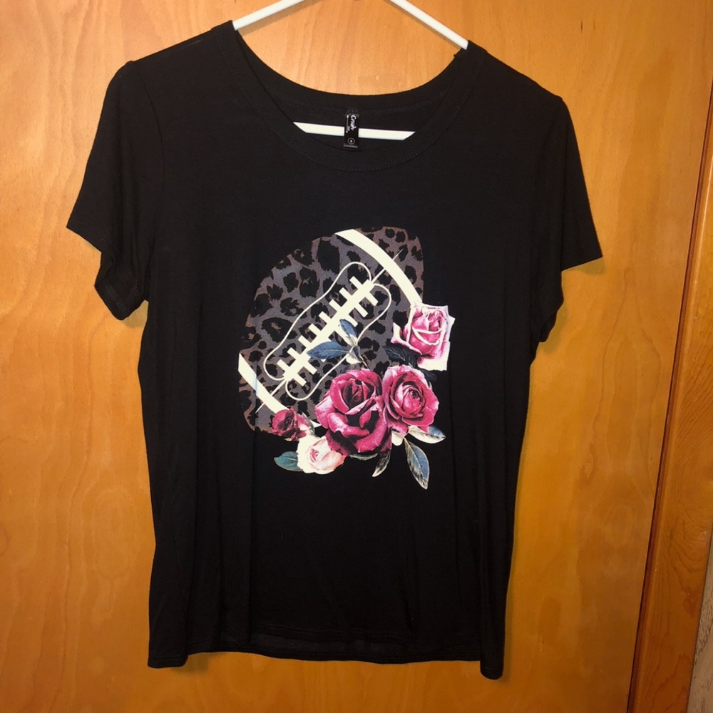 New football rose tee S